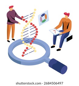 Ilustración de análisis DNa en diseño lineal