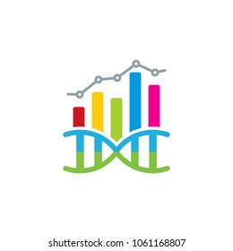 Dna Analytic Logo Icon Design