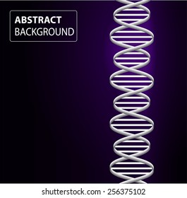 DNA background. molecular structure of planar elements. vector. Dark purple Light Abstract Technology background for computer graphic website internet and business. text box.