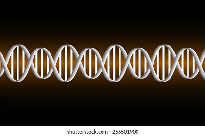 DNA background. molecular structure of planar elements. vector. orange Light Abstract Technology background for computer graphic website internet and business.
