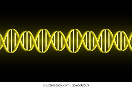 DNA background. molecular structure of planar elements. vector. yellow Light Abstract Technology background for computer graphic website internet and business.