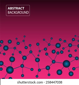 DNA background. molecular structure of planar elements. vector. Abstract Technology background for computer graphic website internet and business. text box. card. label.