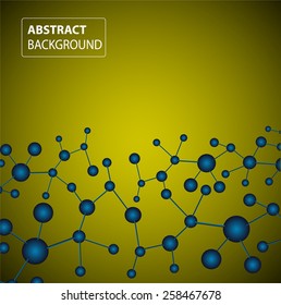 DNA background. molecular structure of planar elements. vector. Abstract Technology background for computer graphic website internet and business. text box. card. label.