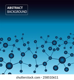 DNA background. molecular structure of planar elements. vector. Abstract Technology background for computer graphic website internet and business. text box. card. label.