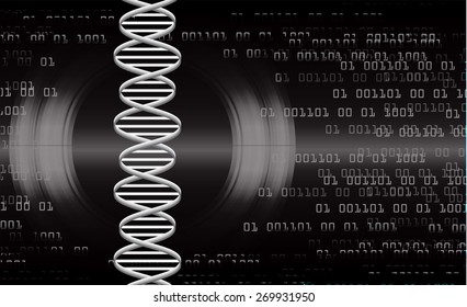 DNA background. molecular structure of planar elements. vector. black Light Abstract Technology background for computer graphic website internet and business. text box. Tables, mosaic