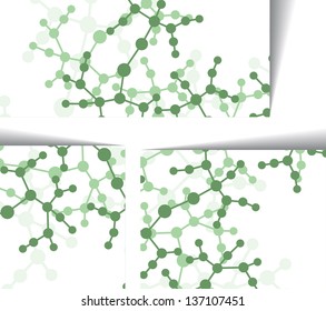 Dna banner for your design, digital Illustration.