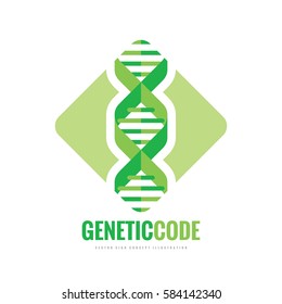 DNA BioTechnology - vector logo template concept illustration. Medical science creative symbol. Human biological genetic code structure. Design element. 