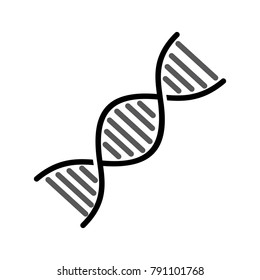 dna black flat icon