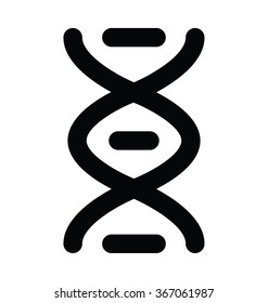 DNA Bold Line Vector Icon