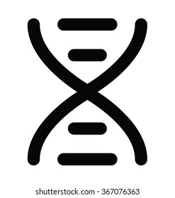 DNA Bold Line Vector Icon