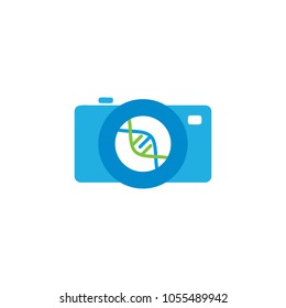 Dna Camera Logo Icon Design