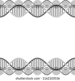dna chain science frame