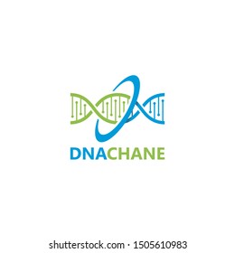 DNA Change Logo Template Design