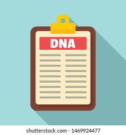 Dna checkboard icon. Flat illustration of dna checkboard vector icon for web design