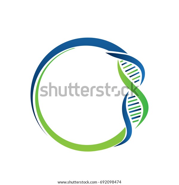 Dna Circle Logo Stock Vector (Royalty Free) 692098474