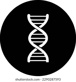 DNA in a circle logo clipart