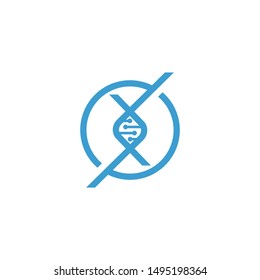 Dna Circle Logo Vector Modern Concept