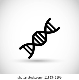 DNA code icon vector