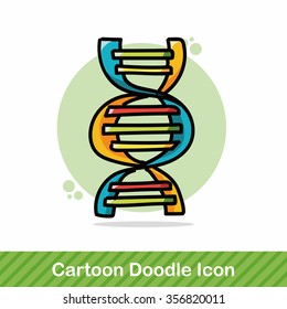 DNA color doodle