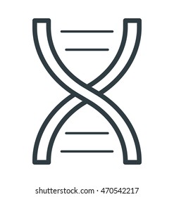 DNA Colored Vector Illustration