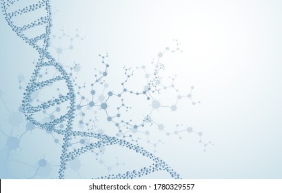 DNA  concept colonial virus covid-19 respiratory disease used in medicine and business