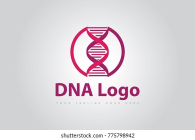 DNA concept logo, icon, symbol, design template