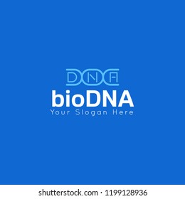 
DNA concept logo template