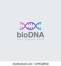 
DNA concept logo template