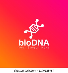 
DNA concept logo template