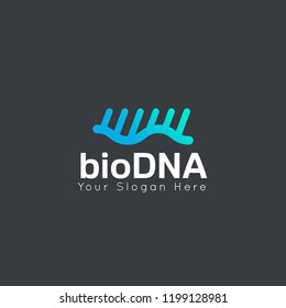 
DNA concept logo template