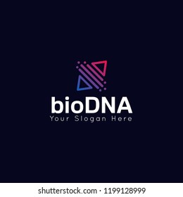 
DNA concept logo template