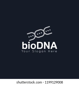 
DNA concept logo template