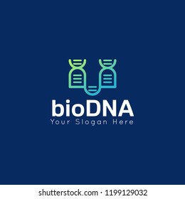 
DNA concept logo template
