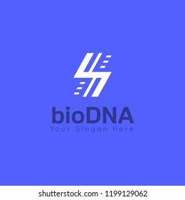 
DNA concept logo template