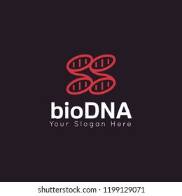 
DNA concept logo template