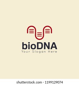 
DNA concept logo template