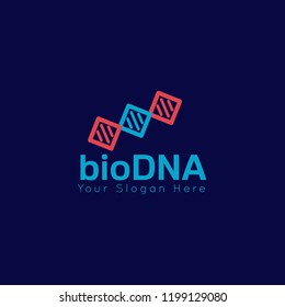 
DNA concept logo template