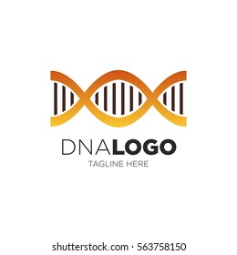 DNA concept logo template