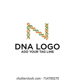 DNA Concept Logo Vector Art