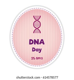 DNA Day. Vector illustration.