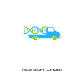 Dna Delivery Icon Logo Design Element