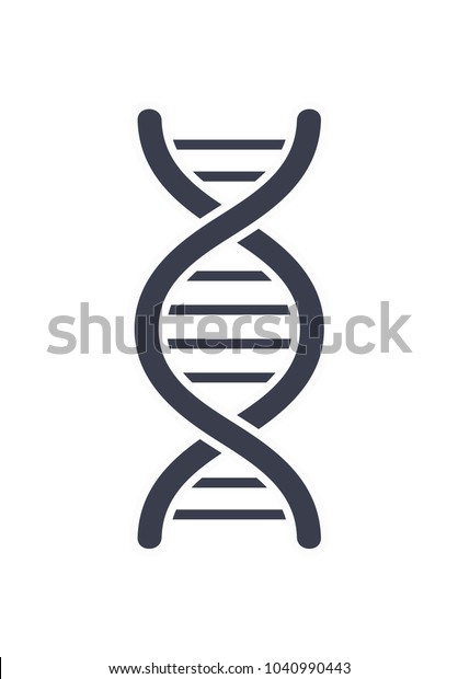 白黒のdnaデオキシリボ核酸鎖のロゴデザイン 遺伝子指示ベクターイラストを持つヌクレオチドのdnaロゴタイプ のベクター画像素材 ロイヤリティフリー
