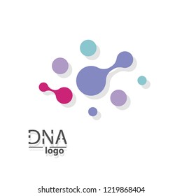 DNA design over white background,vector illustration.