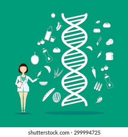 DNA with diet