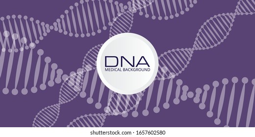 DNA digital, sequence, code structure with glow. Science concept and nano technology background