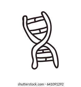 dna doodle cartoon
