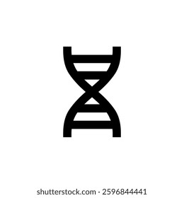 DNA double helix genetic symbol Vector