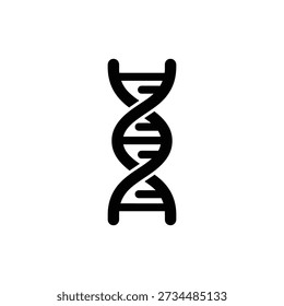 DNA Double Helix Genetics Science Icon