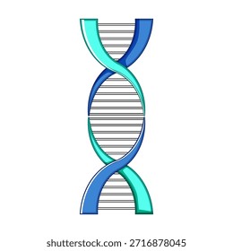 Estructura de doble hélice de ADN que ilustra conceptos de herencia, descubrimiento científico e investigación biotecnológica, proporcionando un entorno visual para aplicaciones médicas y biológicas