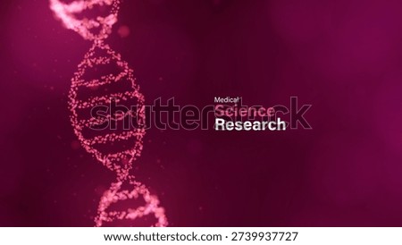 DNA Double Helix Structure Science Research Concept Background. Biotechnology DNA molecule in low poly wireframe style.